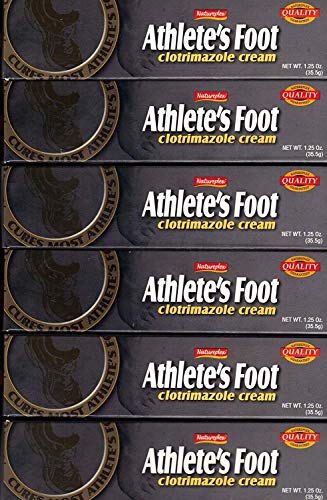 6 Natureplex Athlete's Foot Antifungal Cream Clotrimazole 1% Jock Itch, 1.25oz