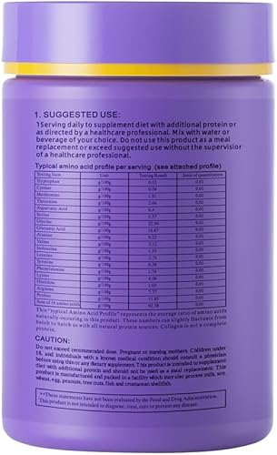 Miniatura 2 de Colágeno marino en polvo, pescado de bacalao hidrolizado y péptidos de krill, suplemento de colágeno marino premium para mujeres y hombres - Apoya