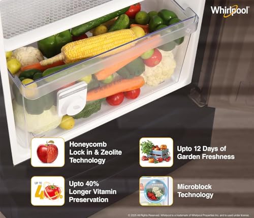 Image of Whirlpool 192 L 4 Star Vitamagic PRO Frost Free Direct-Cool Single Door Refrigerator (Whirlpool 215 VMPRO ROY 4S Inv AURA STEEL-Y Fridge, Silver, Auto Defrost Technology, 2026 Model)