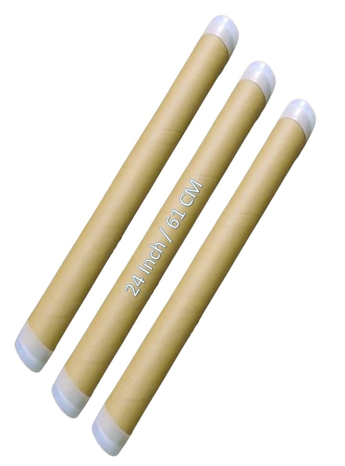 Moonlex Cardboard Mailing Tubes with Caps, 61 cm Length, 2 Inch Diameter, Kraft Paper, for Poster, Artwork, Document and Map Shipping (1)-picture-11