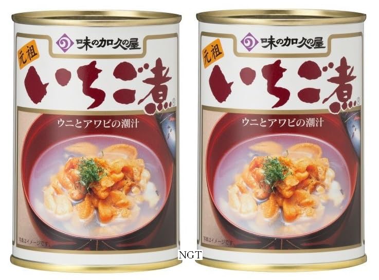 Amazon.co.jp: 味の加久の屋 元祖 いちご煮 ウニとアワビの潮汁 缶詰