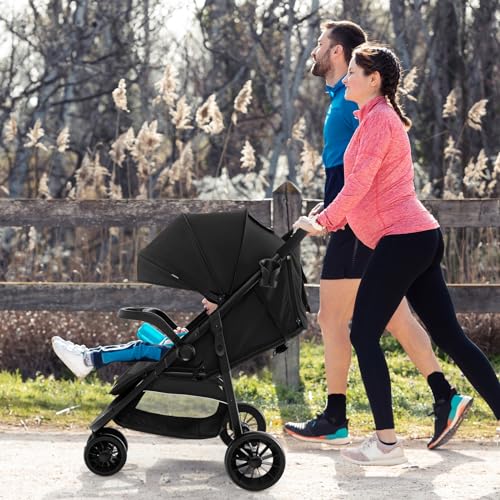 Baby Joy Jogging Stroller, Jogger Travel System With 5-Point Safety Harness thumb #6