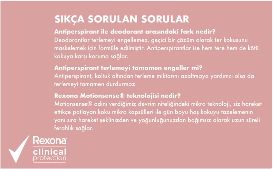 Rexona Clinical Protection Kadın Sprey Deodorant Confidence 150 ml