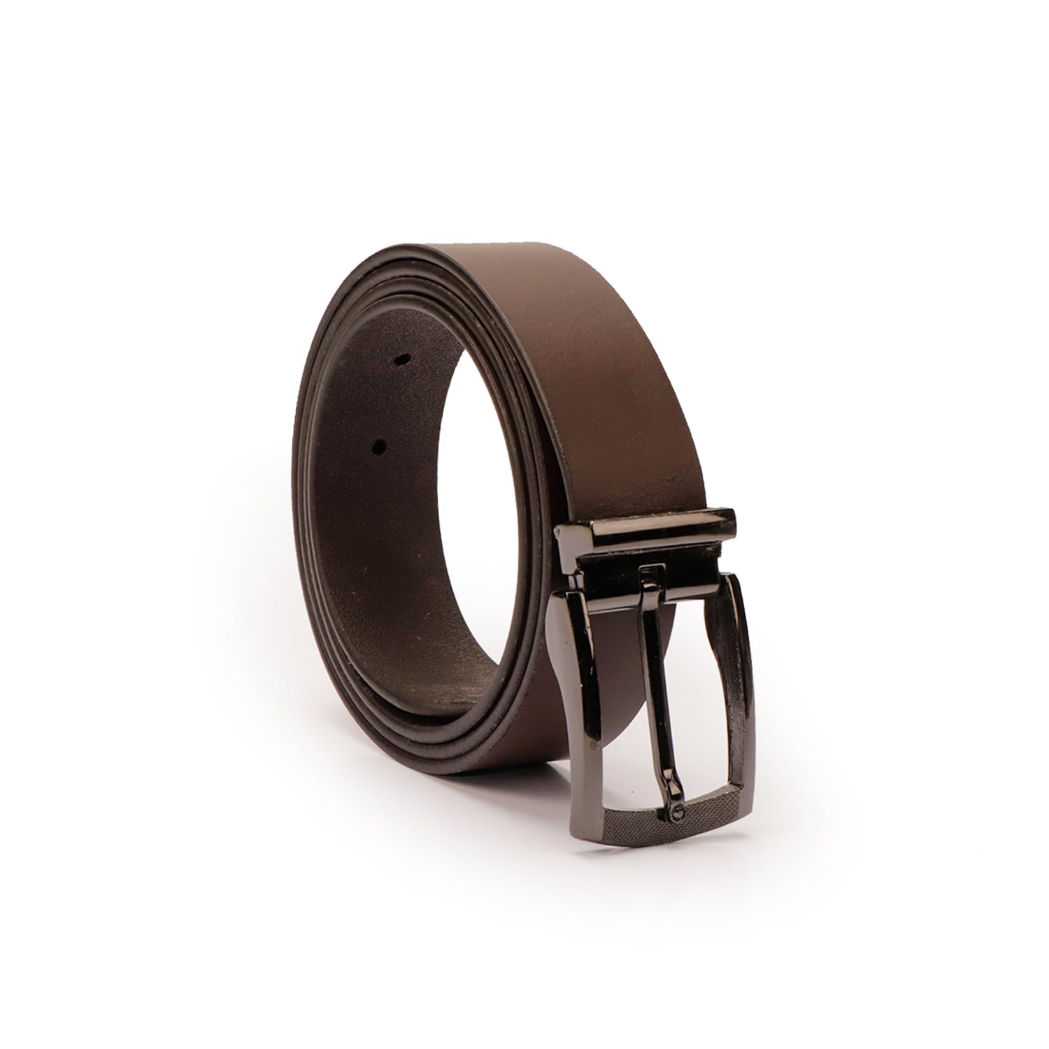 police Premium Genuine Leather Belt for Men I Classic Formal Leather Strap with Gunmetal Finish Pin Buckle I Durable Dress Belt for Office, Jeans & Trousers I XXL-picture-33