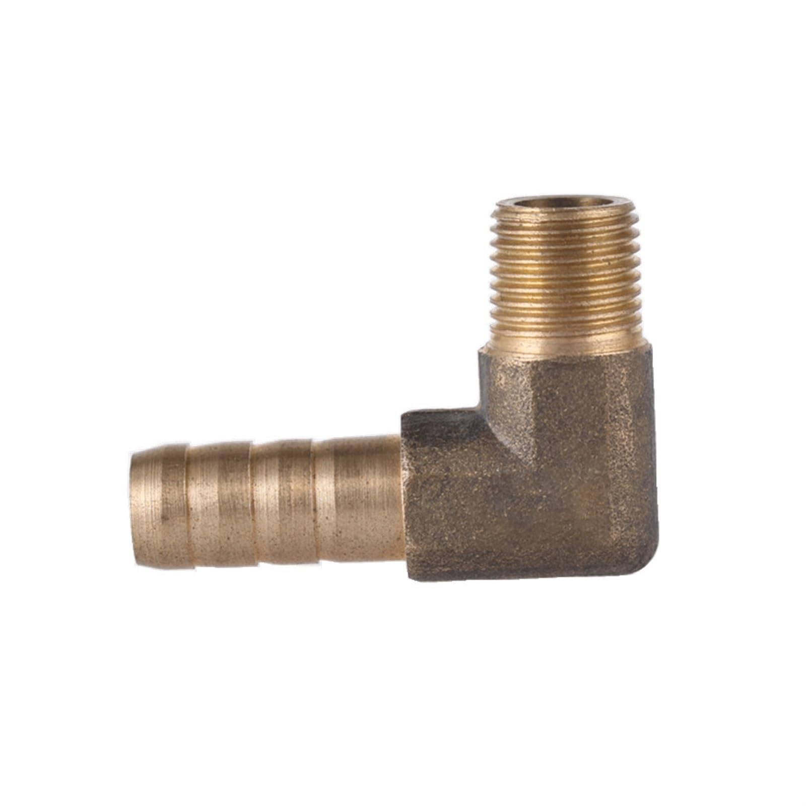 Ziluao Qinlu-Brass Connector Hose Fitting Brass Hose Barb Fitting Elbow 6mm-16mm Tail to 1/8