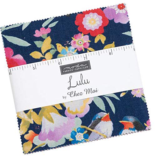 Chez Moi Lulu Charm Pack 42 5-inch Squares Moda Fabrics 33580PP