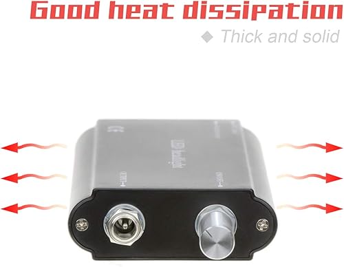 Miniatura 7 de EustomA 3.5X lupas binoculares+5W LED faro tipo clip con filtro óptico con caja de aluminio DY-008 (negro)