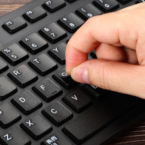 Pegatinas para teclado en layout coreano, 4 piezas miniatura 5