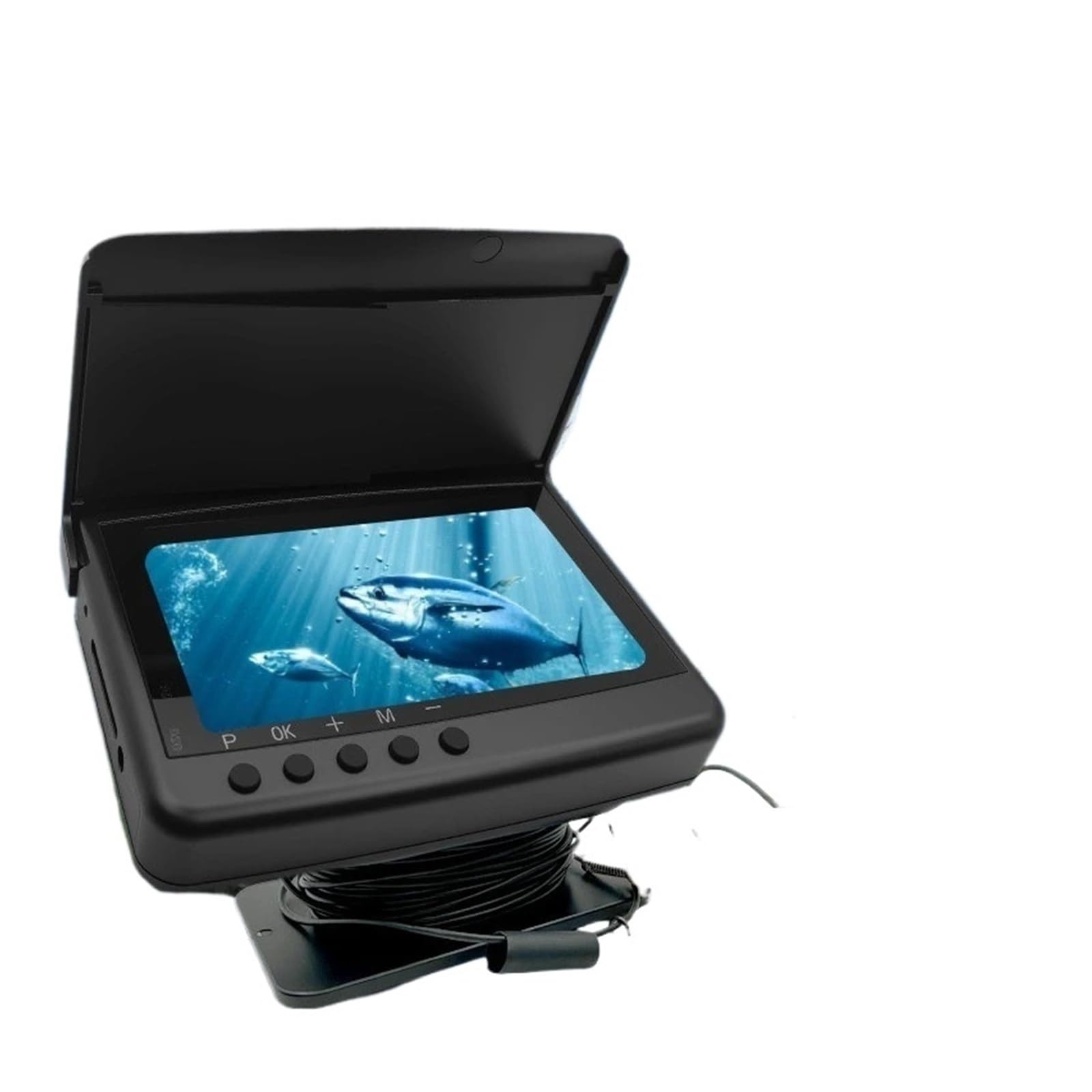 5-Zoll-Fischalarm-Visual-Finder, ultraklare AHD-Digitalsignal-Unterwasser-Angelkamera,High-Definition