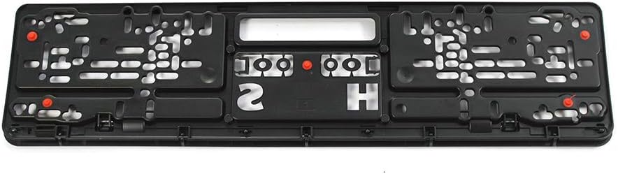 Audi Sport GmbH 3291900100 Licence Plate Holder Original Audi Sport Licence Plate Holder Black/Red