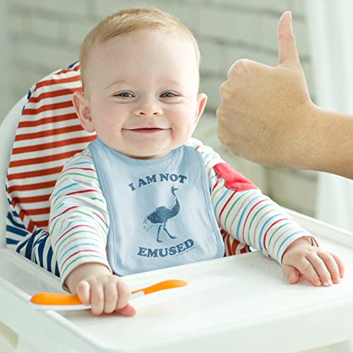 I Am Not Emused Emu Amused Funny Humor Baby Bib3