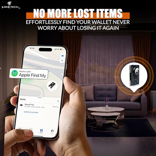 Magnetic Carbon Fiber Slim Wallet with Money Clip Airtag, RFID Blocking, AirTag Compatible, Metal, Magsafe compatible for all iPhones 12-16 (Airtag Money Clip, Blue)4