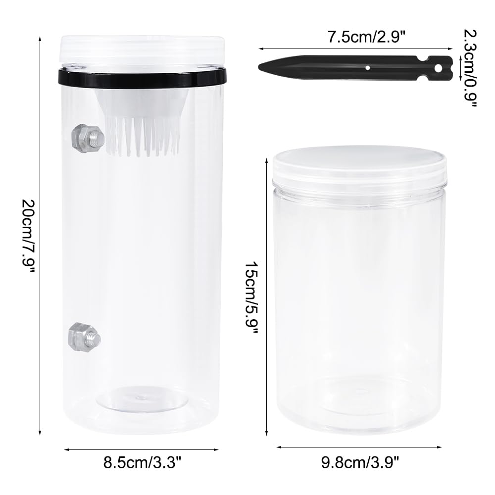 DONGKER Aquarium Minnow Trap,Reverse Whisker Design Fishing Turtle Traps with Rope & Ground Plug for Fishing Crab Shrimp Turtle Saltwater Freshwater - Image 4