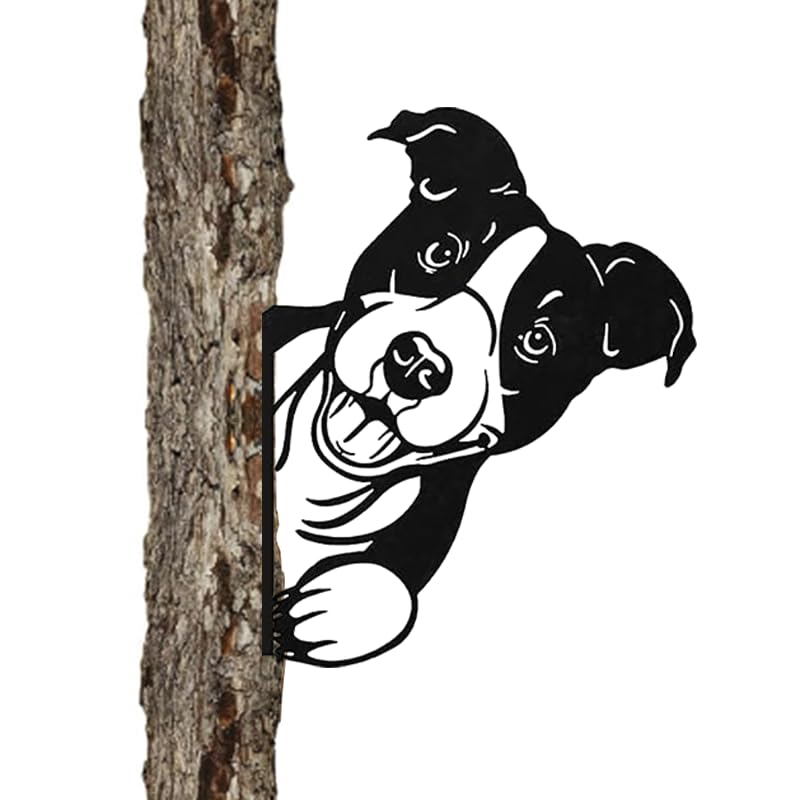 160 x 250mm Aus Rost-Metall Schwarz Rostige Silhouette Hund Dekorativer Rost Tierische Rostdekoration Tierdekoration Deko Garten Rostoptik Rostige Deko für Hofdekoration (Hund)