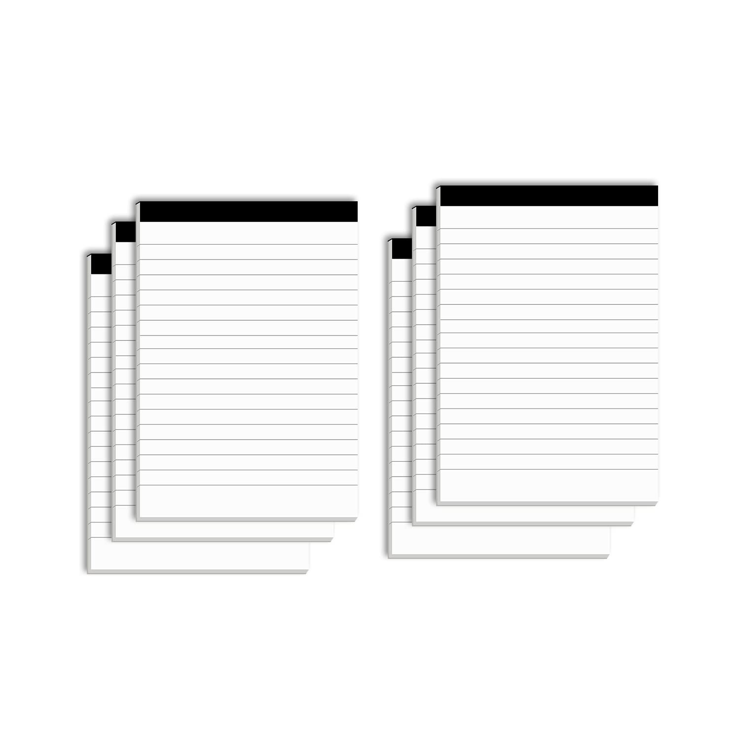 Nichela Notepads – Pack Of 6, 4x6 Inches, 30 Lined Pages, Thick Bright White Paper, Perfect For Daily Lists & Notes