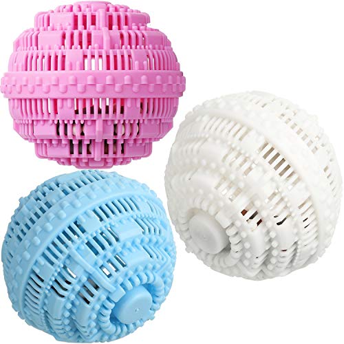 3 Pieces Wash Ball for Washing Machine Laundry Balls for Washer Reusable Laundry