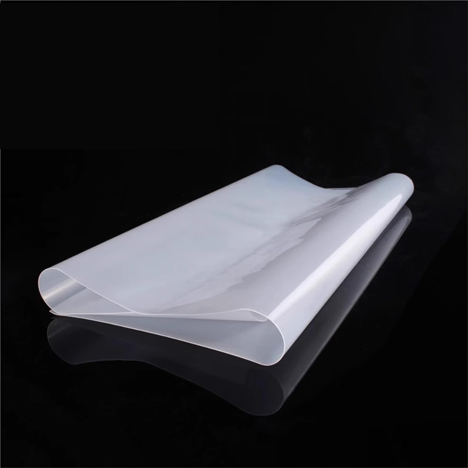 Cuscinetto resistente alle alte temperature in foglio di gomma siliconica traslucida for apparecchiature audio, 1 pz(100x100x10mm)