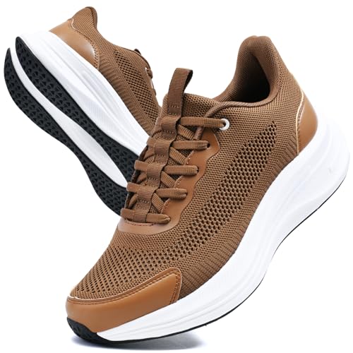 Running Shoes for Men Slip On Sneakers Walking Shoes Tennis Workout Breathable Non Slip Arch Support Sneakers