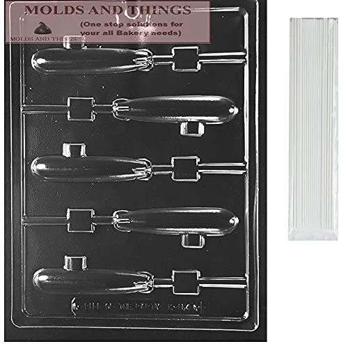 U.S. Submarine Plastic Chocolate Mold – Military Navy Candy Mold for Veteran Gifts, Submarine Service Events, and Patriotic Treats