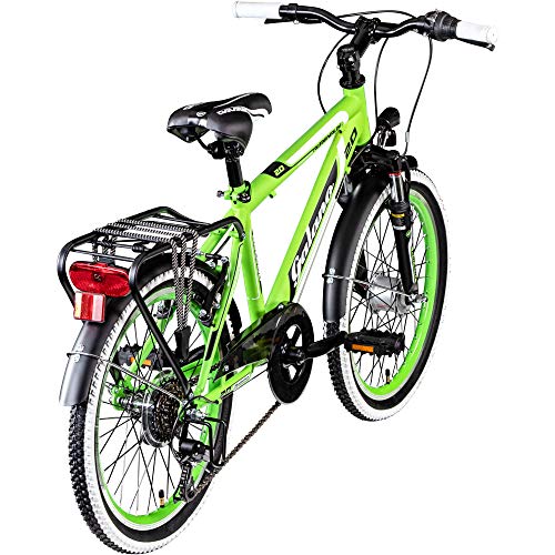 Galano 20 Zoll MTB Jugendfahrrad Adrenalin Kinderfahrrad Mountainbike, Farbe:Grün – Bild 4