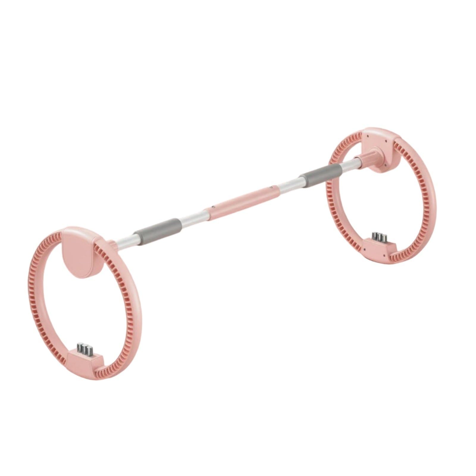Fitness Hoop Trainingsreifen Bauch Beine Po Workout Reifen Sportgerät mit Gewichtssystem Einsatzblöcken Stabilität durch Stahlkern Ruhiger Lauf