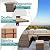 MEETWARM 7 Pieces Wicker Patio Furniture Set Outdoor Conversation Set All Weather Rattan Sectional Sofa Couch Garden Dining Table Chair Set with Ottoman (Brown)