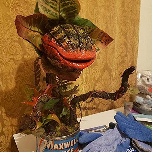 Qiansheng Horror Piranha Flower Garden Statue Cannibal Plant Figurines Artificial Chompers Corpse Flower Resin Sculpture Halloween Scary Props For Indoor Outdoor Home Decor Patio Lawn Yard Ornaments #TOP7