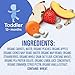 Gerber Toddler Food, Organic Summer Fruit and Veggie Smash Puree Pouch, Toddler Pouches, No Added Sweetener, No Artificial Flavors, 12-Pack