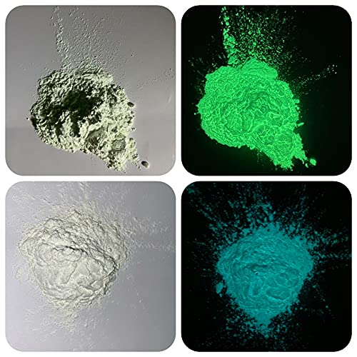 Image of JASH Glow In The Dark Paint Powders 2 colours Green and Blue colour Each 25gm(Total 50gm)