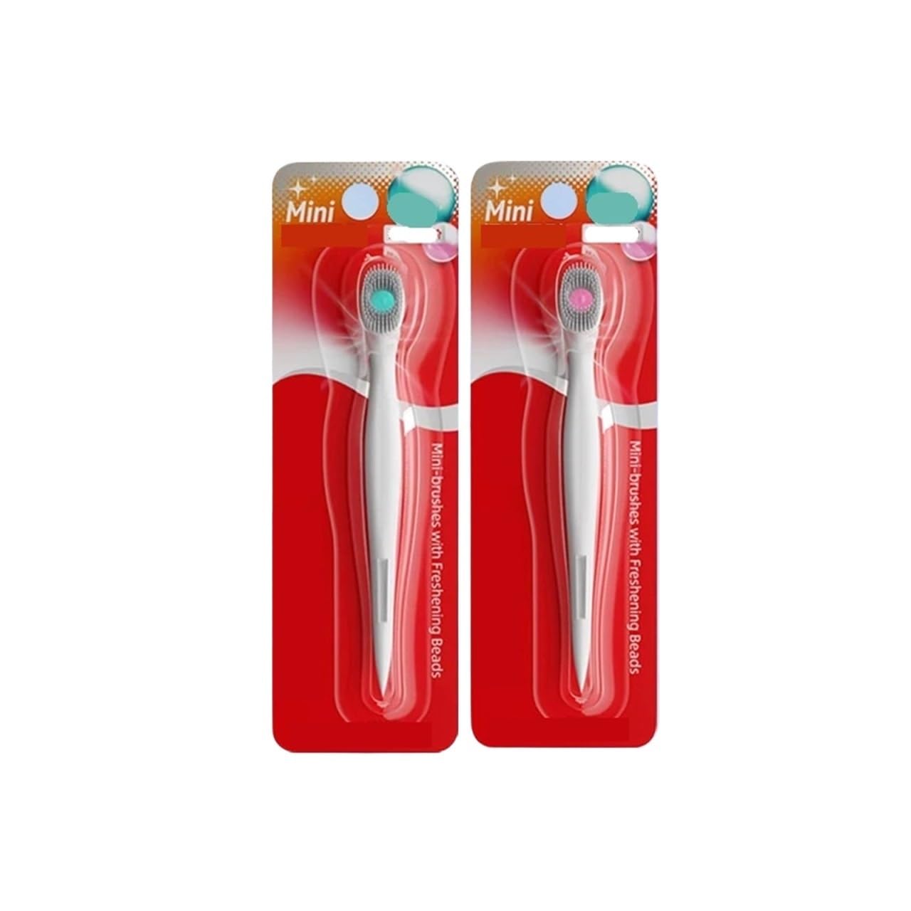 Spazzolino usa e getta con dentifricio menta pesca mini 6/18 pezzi | Spazzolino usa e getta senza risciacquo, setole morbide, portatile per viaggi(Peach flavor :18 piece)
