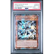 Yu Gi Oh! TCG, PSA Graded 10 GEM Mint, Star Ryzeal 1St Ed Quarter Century Scr. #EN022, Alin Alliance Insight, Fully Encapsulated Bundle with Compatible Yu Gi Oh! Hard Sealed Case