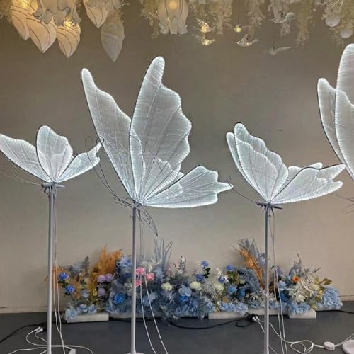 Lámpara de pie de mariposa creativa TTDGYYXW de luz blanca para decoración