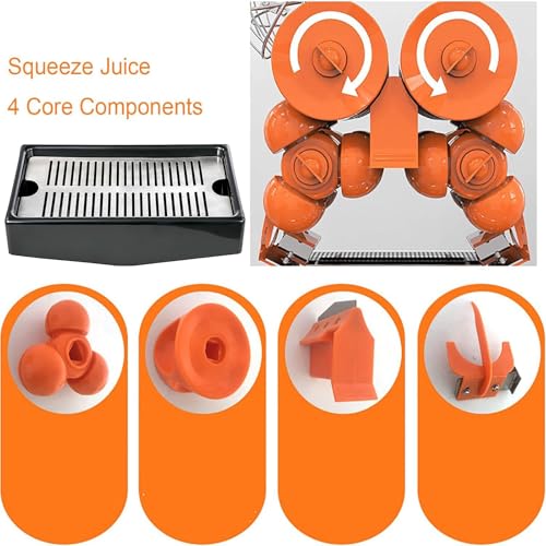 Exprimidor Automático De Naranjas: Extracción De Alta Eficiencia, Diseño Fácil De Limpiar, Funcionamiento Silencioso para Uso Comercial.