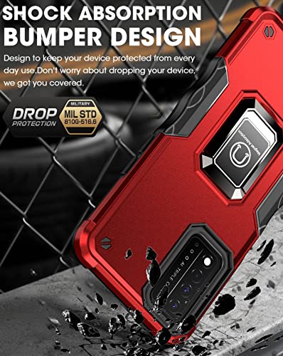 Coque T-Mobile Revvl V + 5G anti-chute de qualité militaire noire - 5