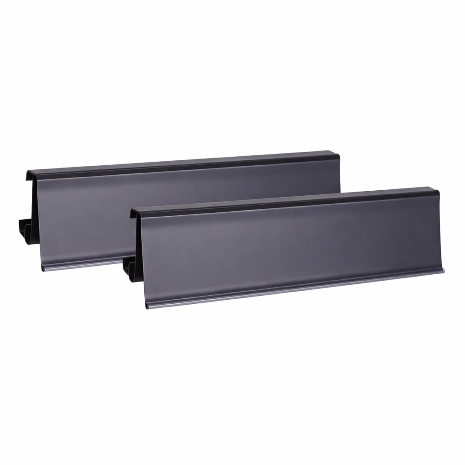 Kathfly 2 Pcs Wire Shelf Label Holder 6" L x 1.25" H Metro Shelf Clips
