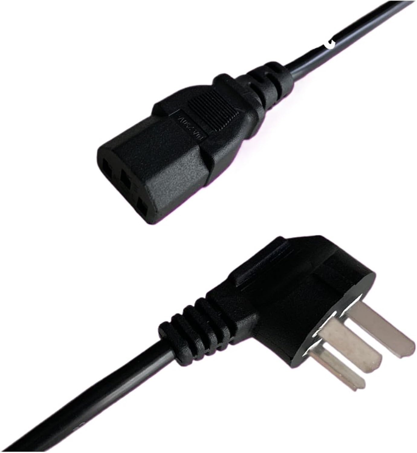 Computer Host Power Cord Table lamp Audio Display 8-Character Character Holder Plum Blossom Head AC 220V Display Power Supply(Torx Head Power Cord,1.5m)
