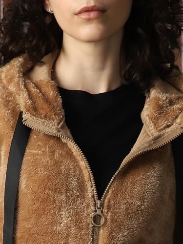 Image of High Star Women Solid Polyster Oversized Fit Long Sleeve Jackets
