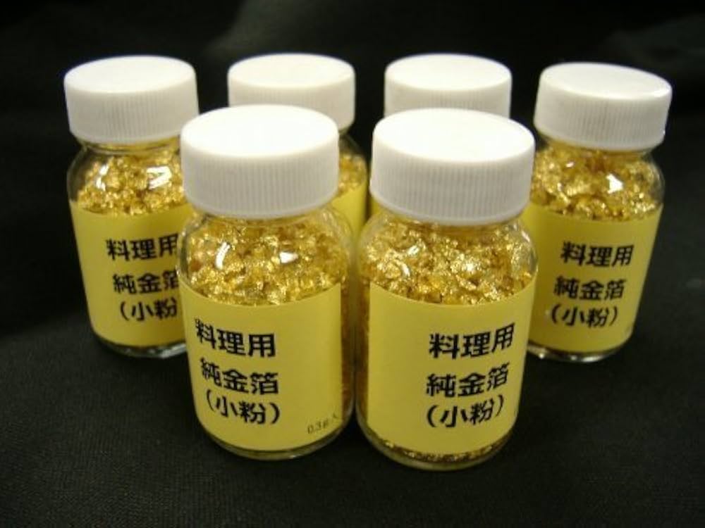 純金箔金の舞0.5g✕3本 本金箔22K 断切三六
