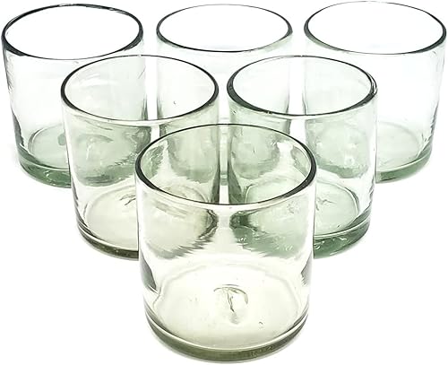 Miniatura 4 de Vasos transparentes DOF grandes de 12 onzas (juego de 6), vidrio reciclado, sin plomo, sin toxinas (DOF grande de 12 onzas)