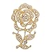 Produktbild Gespout Mode Brosche Mantel Pullover Blumen Brooch Nadel Weihnachten Brosche Geburtstag Geschenk Pin Kleidung Zubehör Dekoration