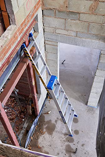 Werner Leansafe 3-in-1 Combination Ladder - 3-Way, Step, Extension & Leaning Ladder - Aluminium, Silver 7 Werner Leansafe 3-in-1 Combination Ladder - 3-Way, Step, Extension & Leaning Ladder - Aluminium, Silver - Image 7