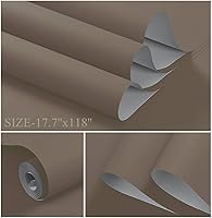 Vista 407 de Dimoon 236''x17.7'' White Thicken Peel and Stick Wallpaper Contact Paper Modern Self Adhesive Wall Paper Removable Renter Friendly Textured Solid