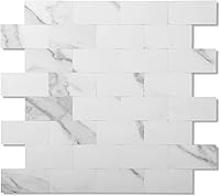 Vista 1 de Yipscazo - Salpicaduras de azulejos de acero inoxidable para pared de cocina