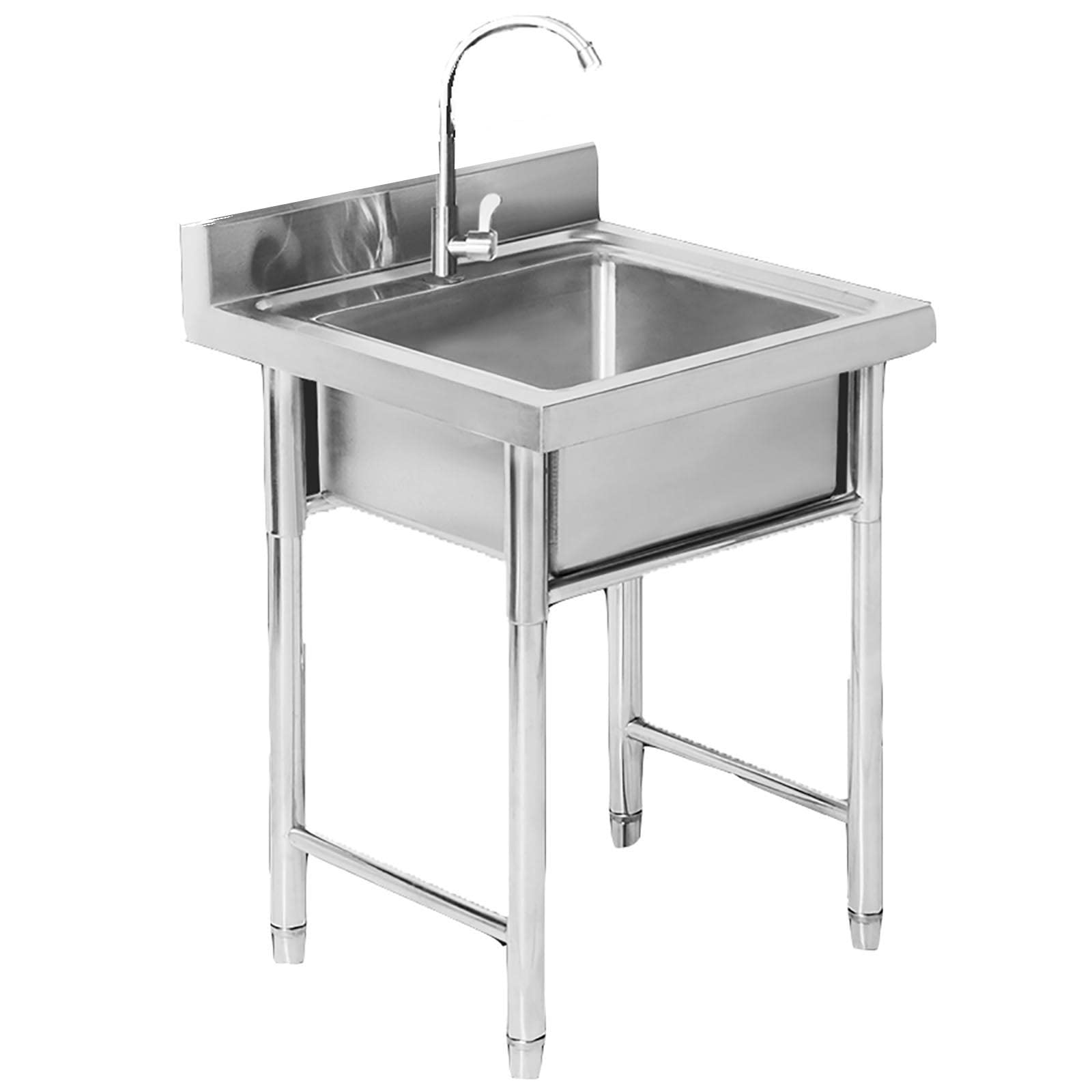 Fregadero comercial JATIBOSH de acero inoxidable antideslizante