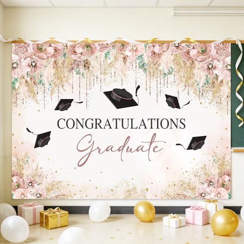 Fondo Fotográfico 7x5ft para Graduación AIBIIN miniatura 7