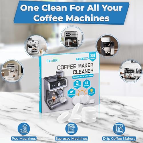 24 Pack of Coffee Machine Cleaner & Descaler Tablets - image 4