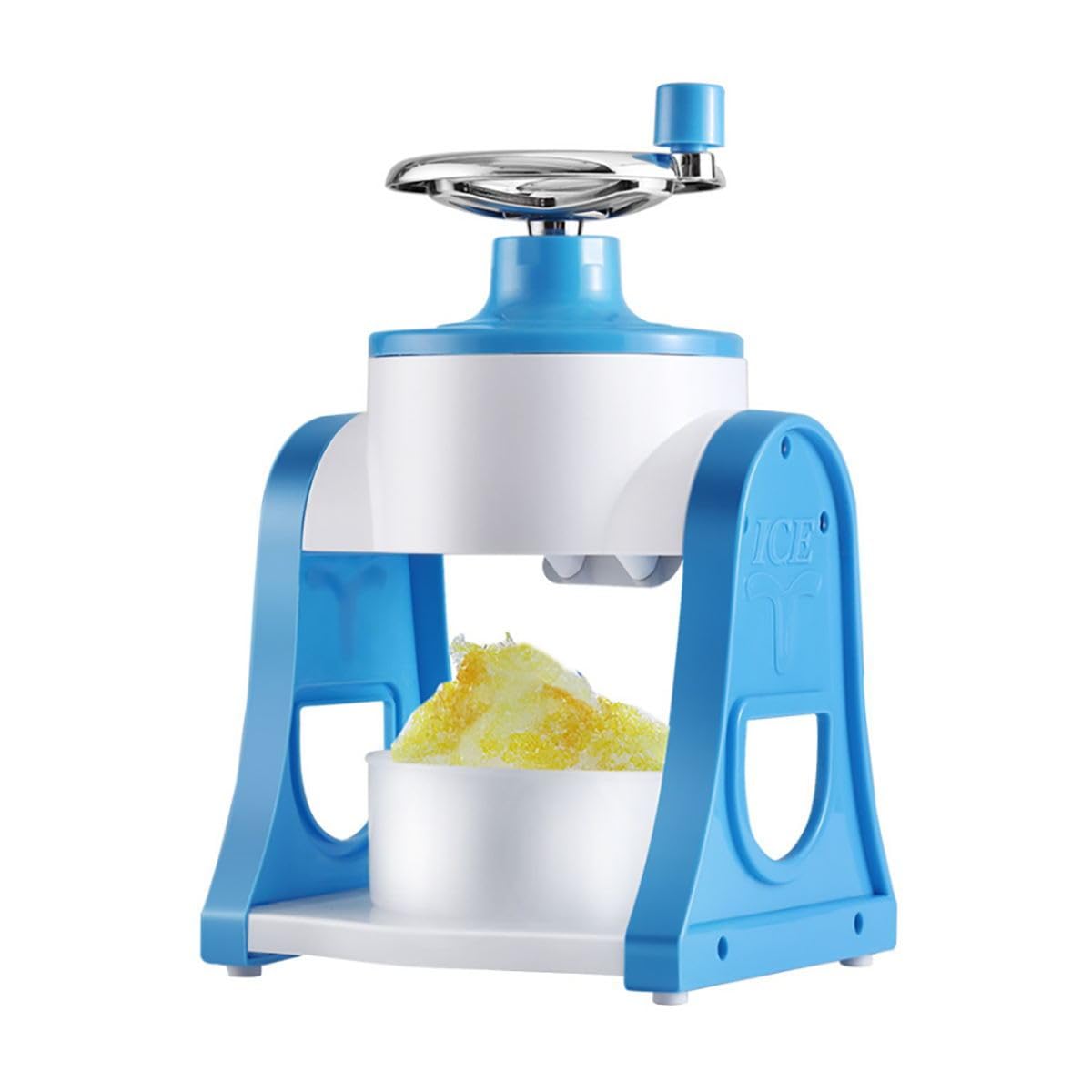 Hemobllo Máquina De Hielo Raspado A Mano Máquina para Hacer Granizados Máquina De Hielo Raspado Trituradora De Hielo Afeitadora De Hielo