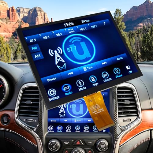 Repuesto Pantalla Táctil LCD Uconnect 8.4" Dodge Ram 2017-2022 miniatura 1