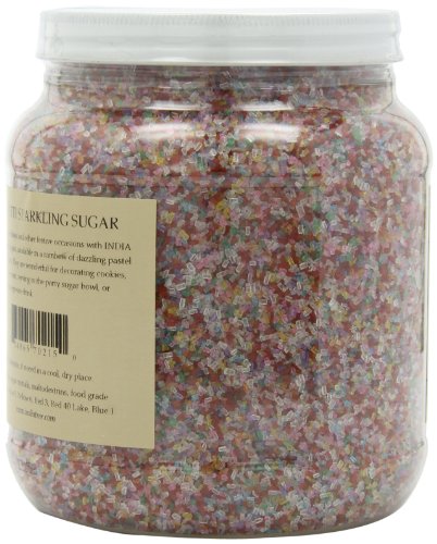 India Tree Confetti Sparkling Sugar, 3.4 Lb 3.4 Pound (Pack Of 2) #TOP4