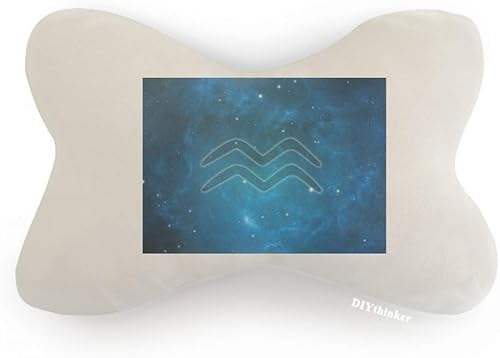 Noche Estrellada Acuario Zodiaco Constelación Car Trim Cuello Decoración Almohada Reposacabezas Cojín Cojín Cojín